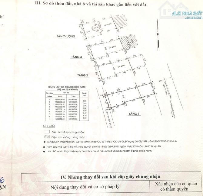 Bán nhà 2 mặt tiền trước-sau phố Nguyễn Thượng Hiền,P5, Phú Nhuận,đường oto 2 chiều