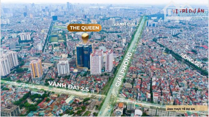 Mở bán chung cư The Queen 360 Giải Phóng chiết khấu đến 8,5% full nội thất
