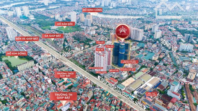 Mở bán chung cư The Queen 360 Giải Phóng chiết khấu đến 8,5% full nội thất