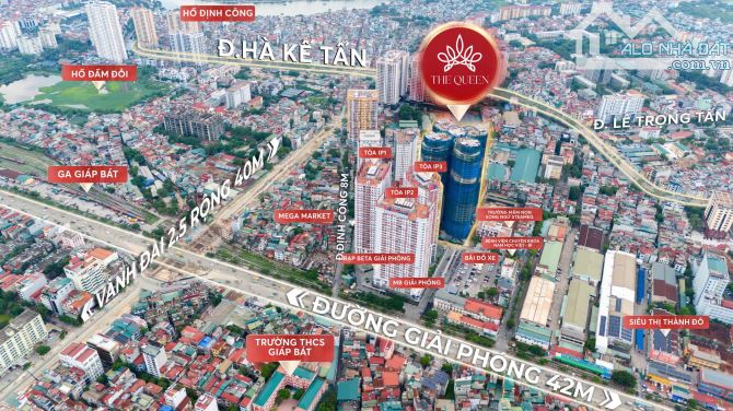 Mở bán chung cư The Queen 360 Giải Phóng chiết khấu đến 8,5% full nội thất