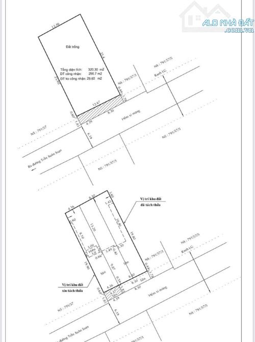 Bán đất mặt tiền 793/57/1 Trần Xuân Soạn, P. Tân Hưng - 13x25m - 320m - GPXD HẦM 7L -52,5t - 3