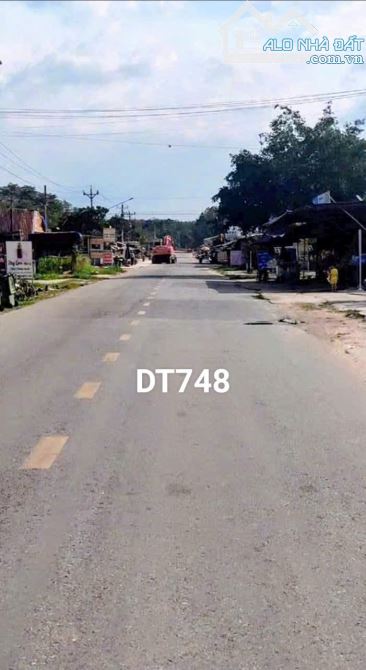 BÁN ĐẤT MT DT748, AN LẬP, DẦU TIẾNG, DT:10x60, TC160M2, SHR, GIÁ 2,850 TỶ