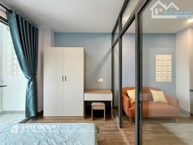 Căn hộ 1 phòng ngủ full nội thất có ban công ngay quận 7