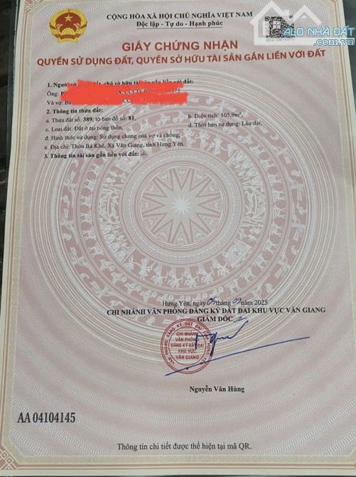 105,9m2 ô tô đỗ cửa view Hồ mát mẻ ở Bá Khê - Văn Giang kết nối đường 205, Sân vận động… - 3