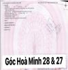 Bán đất góc 2 mặt tiền đường Hoà Minh 27 - Khu B Phương Trang - Sát Nguyễn Sinh Sắc