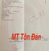 🔥 Đất mặt tiền Tôn Đản- Ngay chợ chiều Khu sầm uất nhất con đường: