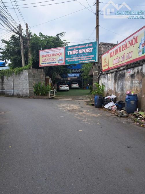 Bán 300m² đất Đông Hòa,SHR đường nhựa 2 ô tô thông,gần BigC Go Dĩ An