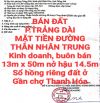 BÁN ĐẤT TRẢNG DÀI, MẶT TIỀN ĐƯỜNG THÂN NHÂN TRUNG KINH DOANH, BUÔN BÁN, SỔ HỒNG (D259)