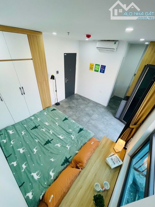 Bán tòa CHDV Kim Đồng 2 thoáng xuất sắc ngõ thông gần NEU xây mới 60m2*7T thang máy 17PN