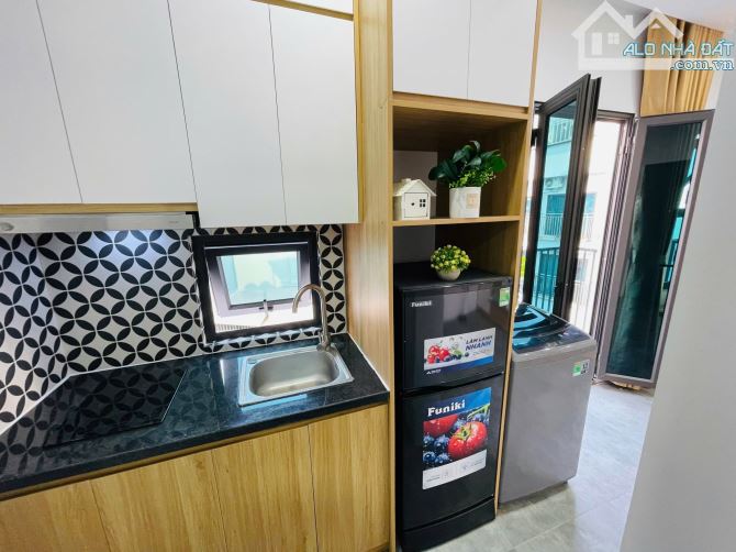 Bán tòa CHDV Kim Đồng 2 thoáng xuất sắc ngõ thông gần NEU xây mới 60m2*7T thang máy 17PN