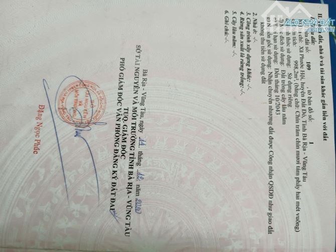 BÁN ĐẤT MẶT TIỀN NGUYỄN HUỆ ĐẤT ĐỎ- BÀ RỊA VŨNG TÀU - 5