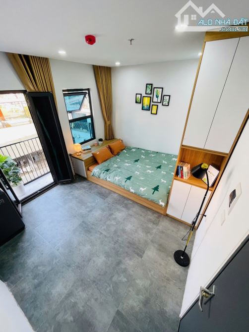 Bán tòa CHDV Kim Đồng 2 thoáng xuất sắc ngõ thông gần NEU xây mới 60m2*7T thang máy 17PN