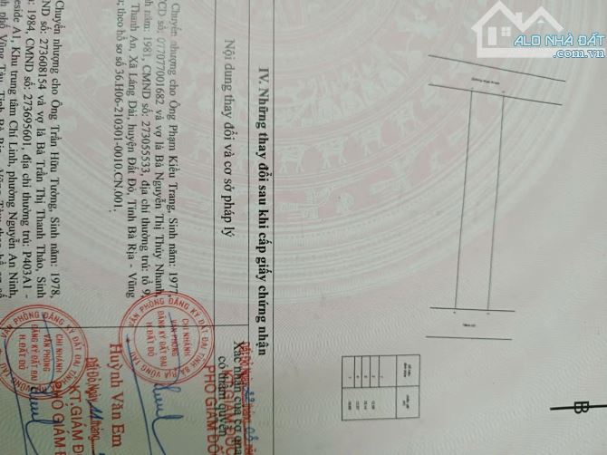 BÁN ĐẤT MẶT TIỀN NGUYỄN HUỆ ĐẤT ĐỎ- BÀ RỊA VŨNG TÀU - 6