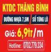 💥 GIÁ KO THỂ RẺ HƠN- CHỈ  7TR/M Đ17,5M KTDC THĂNG BÌNH GẦN QUÔC LỘ 1A