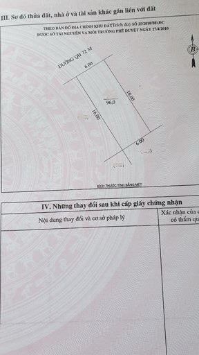 Bán 96m2 đất Đẹp kinh doanh mặt đường 72 Đại Lộ Vinh - Cửa Lò