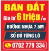 💥 CHỈ 1,35TỶ SỞ HỮU 190M ĐÁT ĐƯỜNG NHỰA 7.5M GẦN QUỐC LỘ 1A