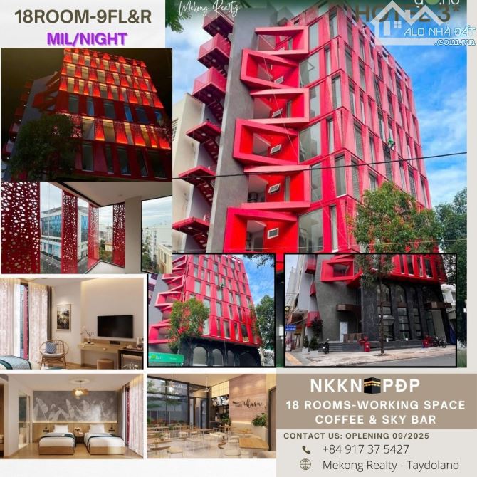 🏧 𝐂𝐇𝐎 𝐓𝐇𝐔𝐄̂ Cao Ốc 9 tầng (18CHDV & MBKD) khu BẾN NINH KIỀU_góc 2MT MỚI 💯