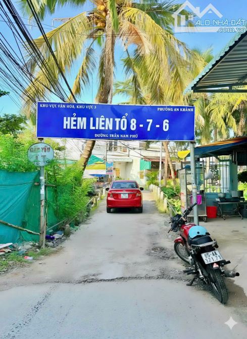 Bán Nhà Trệt Rộng Hẻm 8-7-6 Trần Nam Phú, Tân An, Cần Thơ