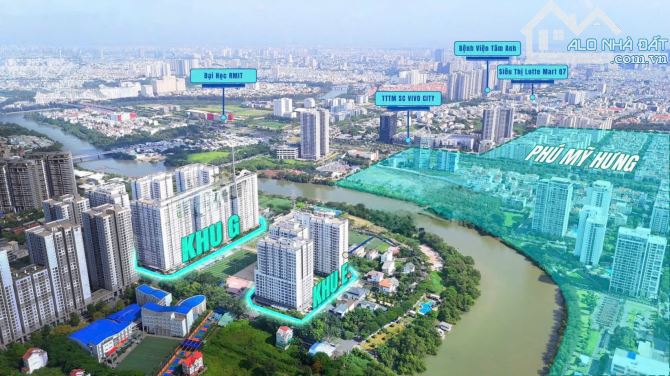 cần bán căn hộ ngay mặt tiền nguyễn hữu thọ shr 50m 2pn