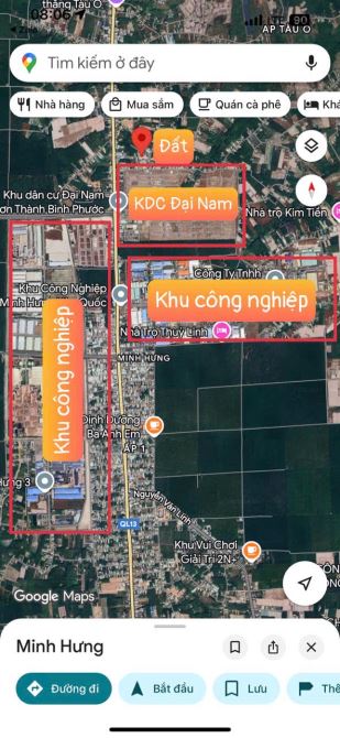 CẦN BÁN GẤP LÔ ĐẤT MINH HƯNG . CHƠN THÀNH