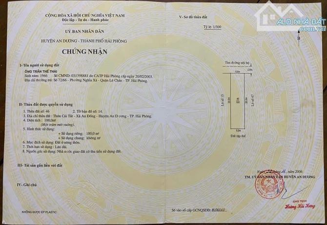 🏡 Bán đất tặng nhà cấp 4 - Cái Tắt An Đồng -An Dương -Hải Phòng 2,95 TỶ 💥