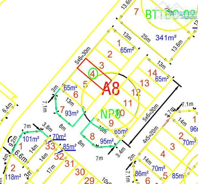 🏡 Bán đất đường Khu QH An Sơn, Phường 4, Đà Lạt – Sổ hồng riêng, giá tốt