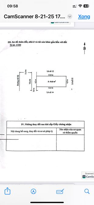 Cần bán lô đất TĐC hộ phụ xi măng
