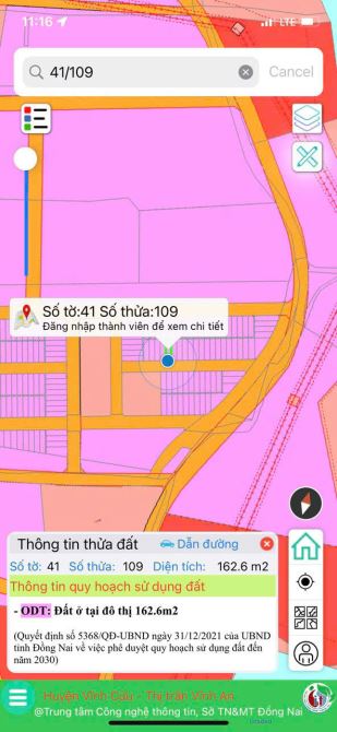 Đất Nền TT.Vĩnh An, Vĩnh Cửu, Đồng Nai