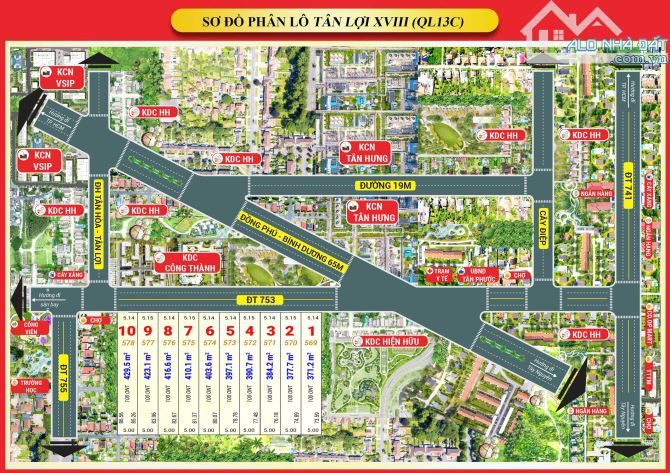 Đất Mặt Tiền Tỉnh Lộ 753, SHR bao sang tên