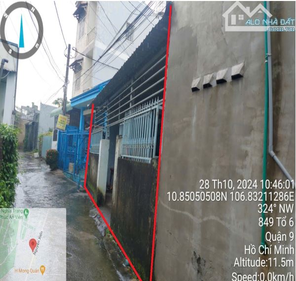 BÁN NHÀ 1 TẦNG 99,3 M2, MẶT TIỀN 8,2M TẠI NGÁCH 847 NGUYỄN XIỂN, LONG THẠNH MỸ