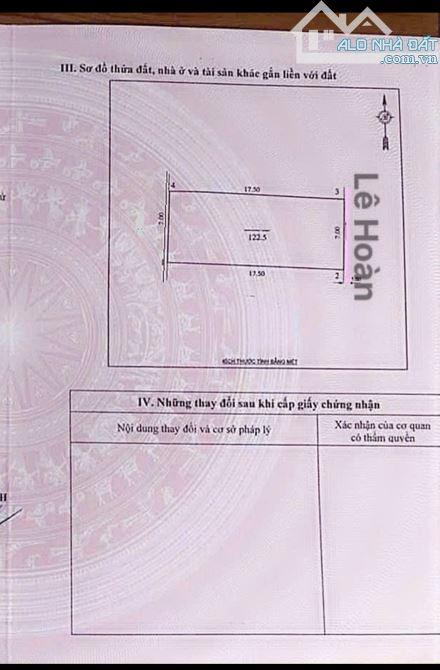 Bán 122m2 nhà 3 tầng kinh doanh mặt đường Lê Hoàn - Hưng Phúc