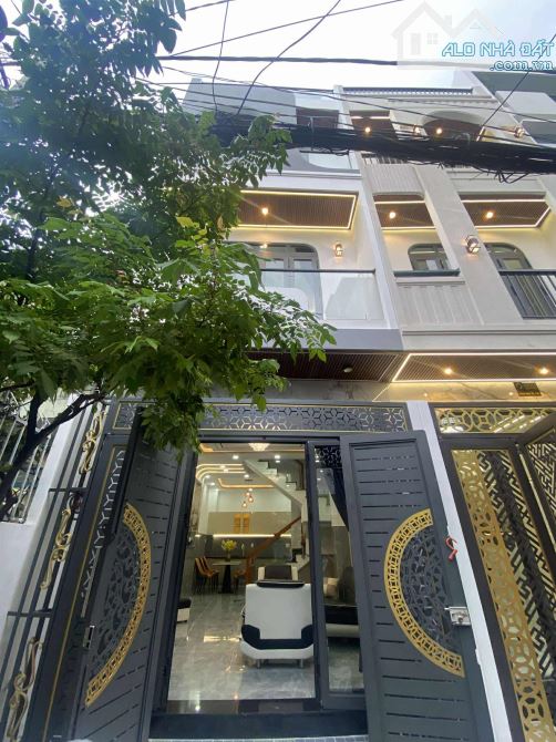 SIÊU PHẨM XÂY MỚI TINH - CÁCH 15M RA HẺM OTO - Đ.PHAN VĂN TRỊ P12 BÌNH THẠNH - 4 TẦNG