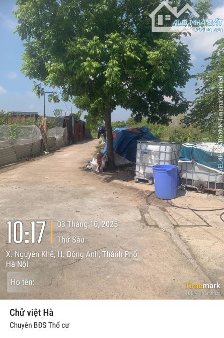 Bán lô gics đấu giá khê Nữ Nguyên Khê Đông Anh