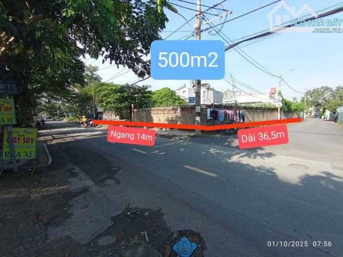 MẶT TIỀN ĐƯỜNG VÕ VĂN HÁT - GẦN ĐH MARKETTING - QUẬN 9 - ĐẤT 500M2.