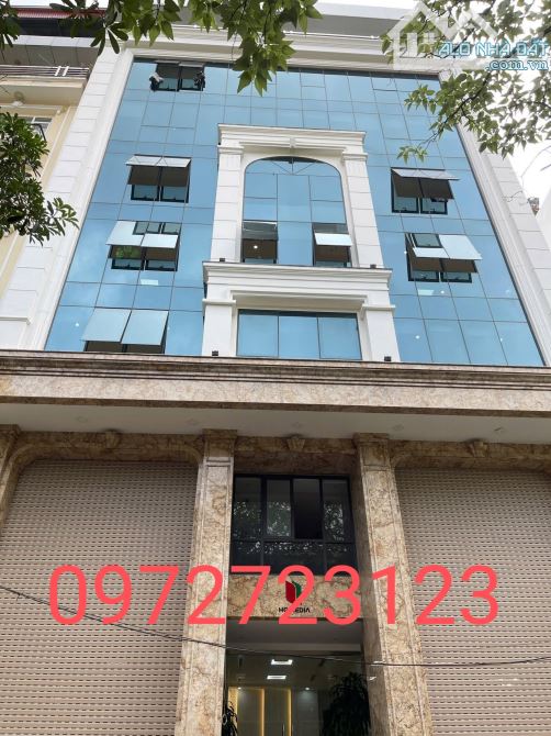 BÁN TOÀ VĂN PHÒNG NGUYỄN KHÁNH TOÀN QUAN HOA CẦU GIẤY DT 150M 9 TẦNG GIÁ 108 TỶ