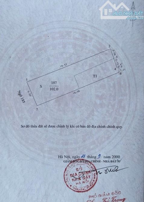 Bán đất Minh Khai 102m2, mt 5.5m ngõ thông, bagac tránh xe máy, 15m ra oto tránh, SĐCC
