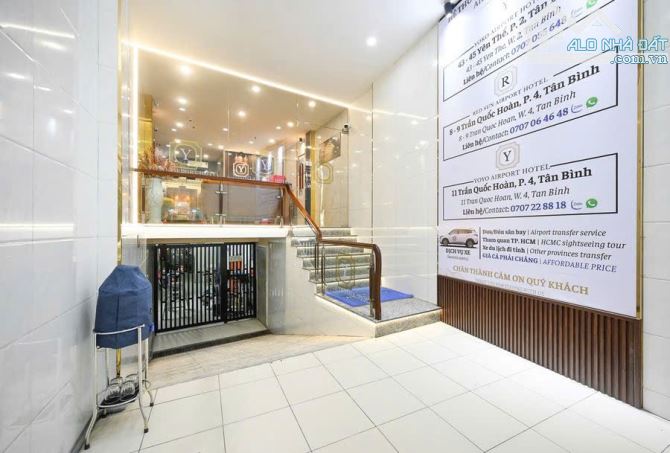 BÁN NHANH KHÁCH SẠN MẶT TIỀN KHU SÂN BAY TÂN BÌNH (5 X25M) THU NHẬP 110TR/THÁNG - 10