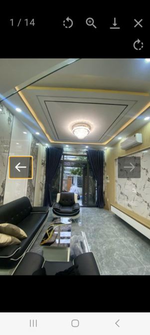 Nhà hẻm ba gác , 49m2 , 4 lầu , Bình Thạnh , giá 8.6 tỷ . - 1