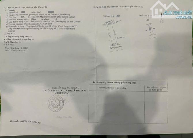 Bán nhà 1T2L 10.4x23.5m, mặt tiền Khu Phố Thạnh Bình p. An Thạnh - 1