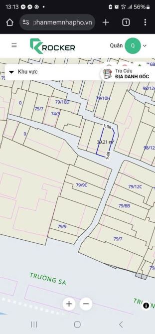 Bán nhà ở đường Trường Sa ( hẻm 1 sẹt ) , P17 , Bình Thạnh . DT 33m2 . Giá bán 3 tỉ 950 tr - 1