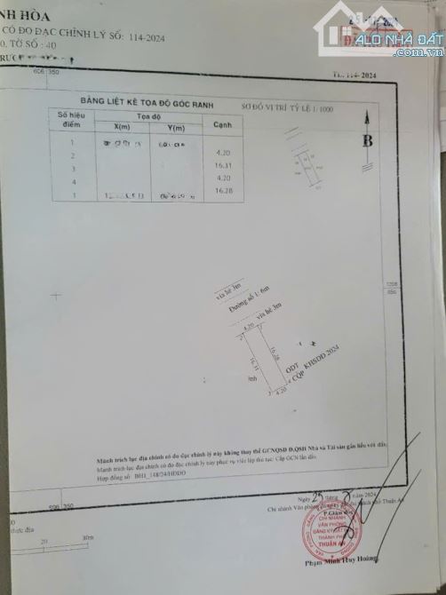 Bán đất 4.2x16.3m, đường số 1 KDC Bình Đáng p. Bình Hòa - 1