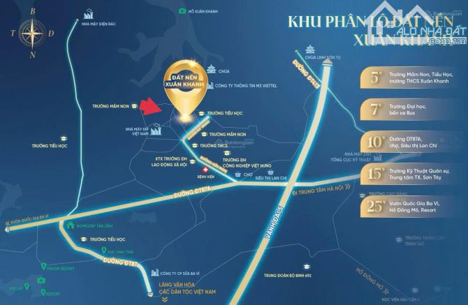 CHÍNH CHỦ BÁN GẤP ĐẤT DÂN CHỈ 2,15 TỶ - 140M TẠI SƠN TÂY HOÀ LẠC - 1