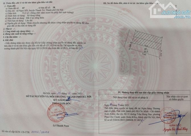 CHÍNH CHỦ CẦN BÁN GẤP CĂN NHÀ 54M2 BỆNH VIỆN NÔNG NGHIỆP- 6,1 TỶ (CÓ THƯƠNG LƯỢNG) - 1