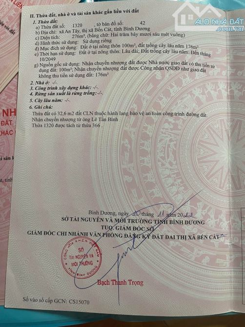 Bán đất trung tâm An Tây Bến Cát giá rẻ - 1