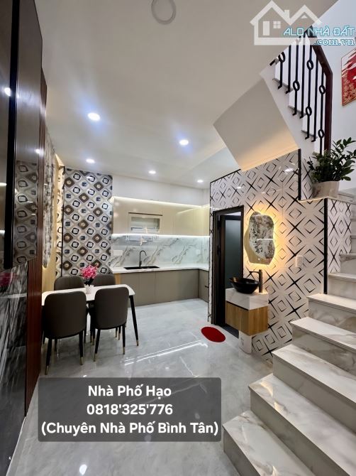 BÁN GẤP - NHÀ 65M2 - 4 TẦNG - GIÁ 6,7 TỶ - NGAY SIÊU THỊ ĐIỆN MÁY HƯƠNG LỘ 2, BÌNH TÂN - 1