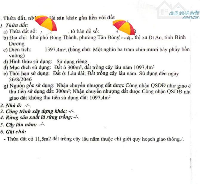 Bán đất đường nhựa giá rẻ tại Dĩ An Bình Dương - 1
