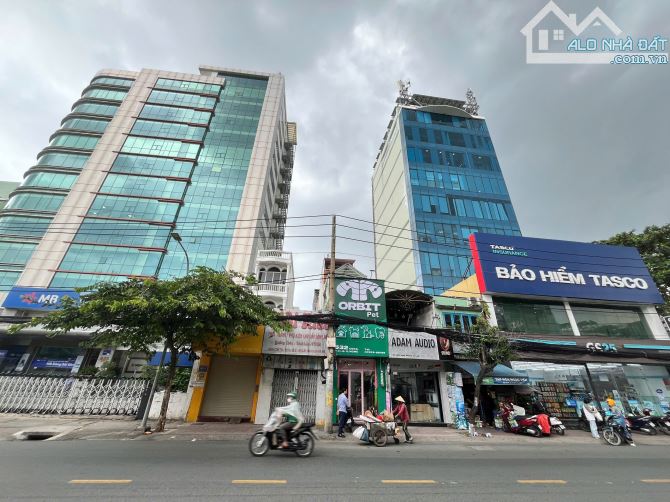 BÁN NHANH MẶT TIỀN KINH DOANH ĐƯỜNG CMT8 Q3 (15 X 26M )HẦM 10 TẦNG THU NHẬP 350TR - 1