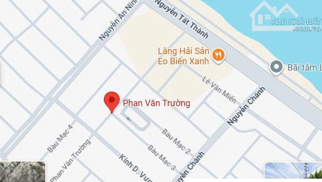 🏆Bán đất đường PHAN VĂN TRƯỜNG dt108m2 Gía 5.19 tỷ Thông biển sập hầm - 1