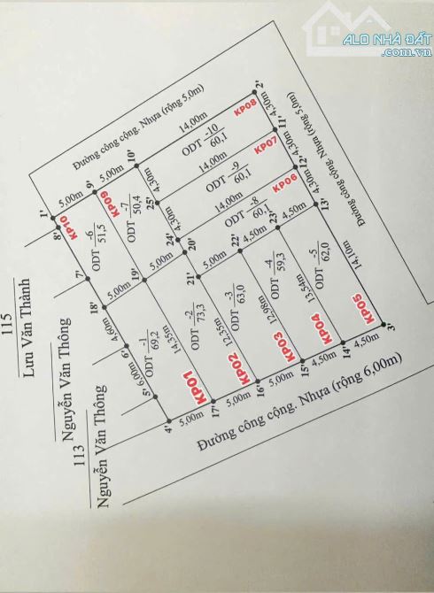 Lô góc 62m2 ngang 4,5m đường trải nhựa rộng 7m tại Trung Nghĩa,Đồ Sơn giá 1,x tỷ - 1
