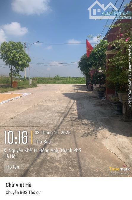 Bán lô gics đấu giá khê Nữ Nguyên Khê Đông Anh - 1
